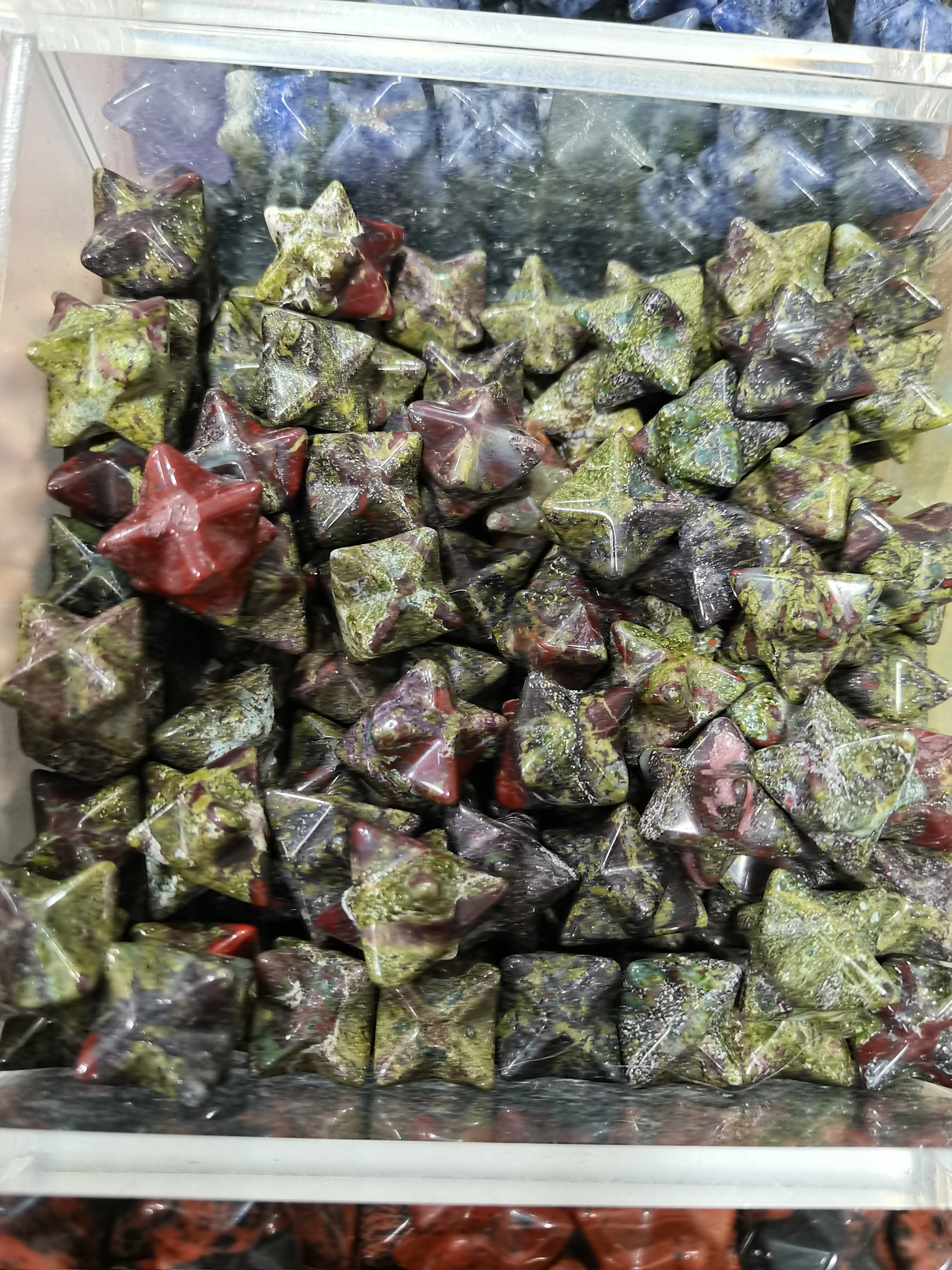 14MM Merkaba Star Natural Crystal Quartz Stone Wiccan Energy Healing Gem DIY Jewelry Home Decoration Gift 6