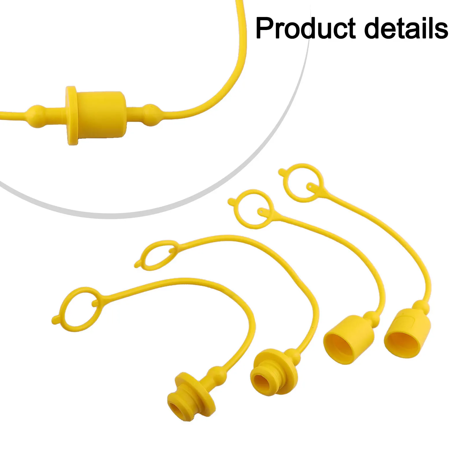 2 Set 1/2 Hydraulic Quick Disconnect Fitting Dust Cap For ISO-A Hydraulic Coupler Hydraulic Quick Connector Coupling Dust Cover