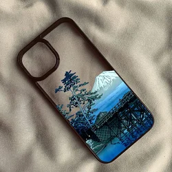 Japanese Aesthetic Mount Fuji Shockproof Phone Case - iPhone 12 Mini (Style 1)