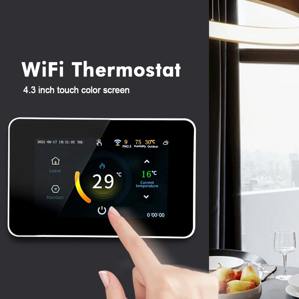 Tuya Wi Fi Smart Thermostat Mit LCD Touch Screen Heizung Temperatur