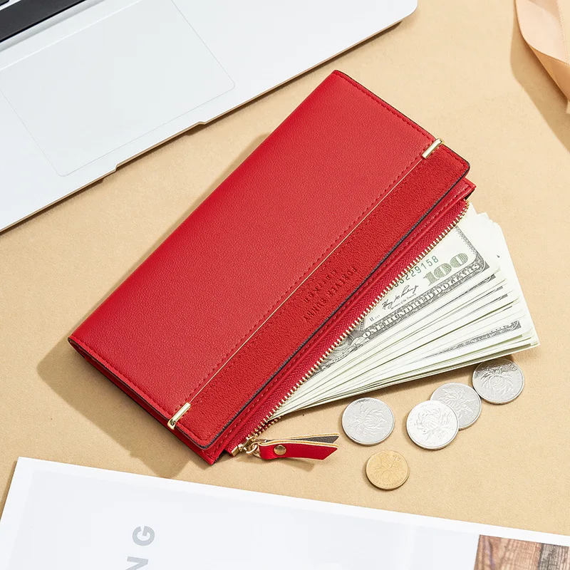 Fashion Women Wallet Long Korean Style Zipper Phone Coin Purse Card Holders