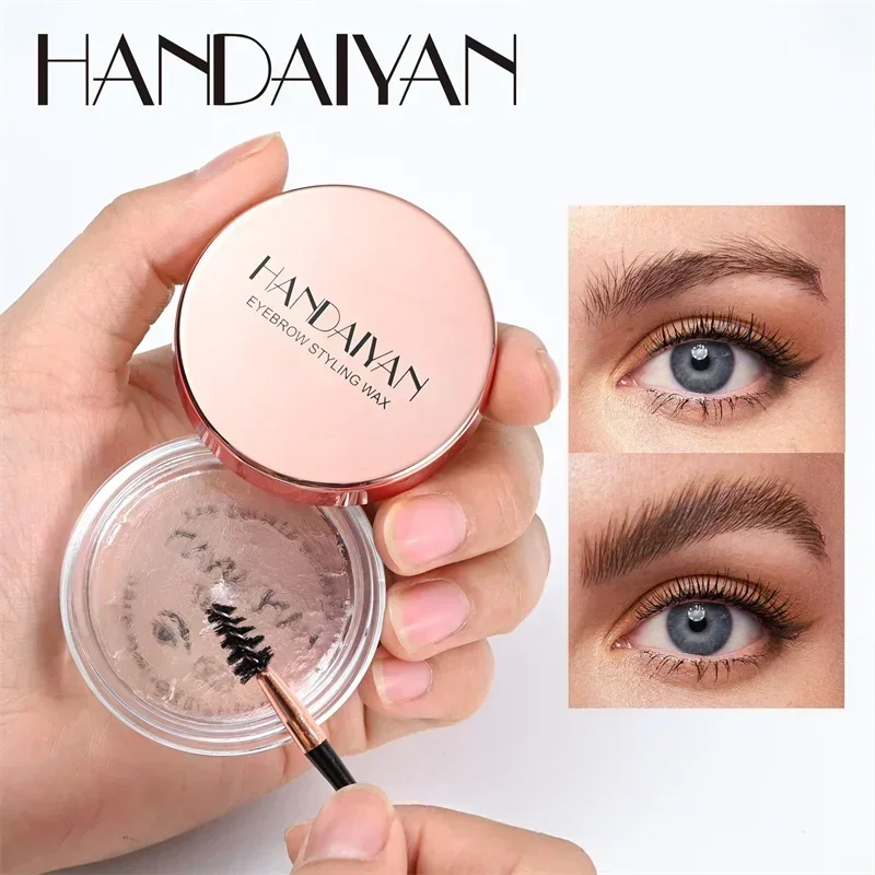 Transparent Pomade Eyebrow Styling Soap Brows Gel Wax Fixer With Brush For Women Eyebrow Cosmetics Make Up Eyebrow Gel_voghion.com