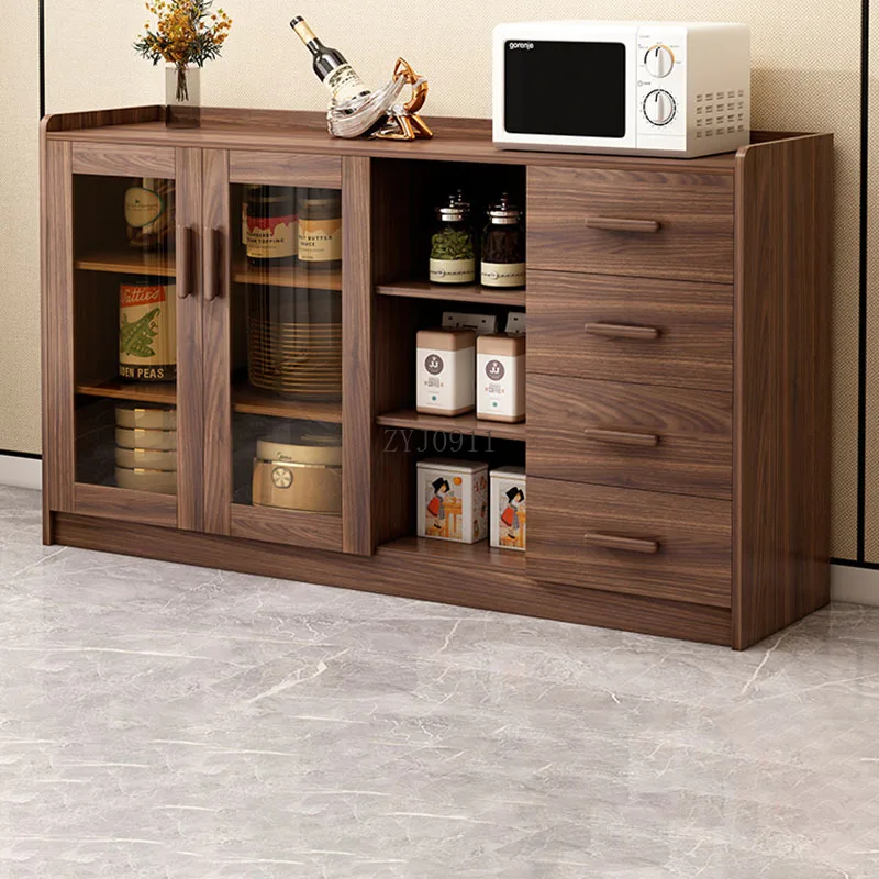 **Luxury Mid Century Sideboard Multifunctional Shelves Locker Corner Sideboard Hallway et Muebles De Cocina Kitchen Furnitur