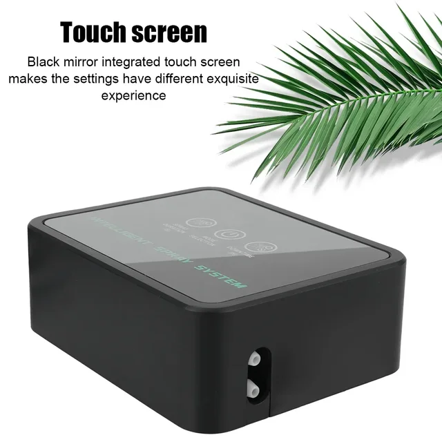 Intelligent Automatic Reptile Fogger Touch Screen Sprinkler Control Electronic Humidifier Timer Mist Rainforest Spray System Set 4