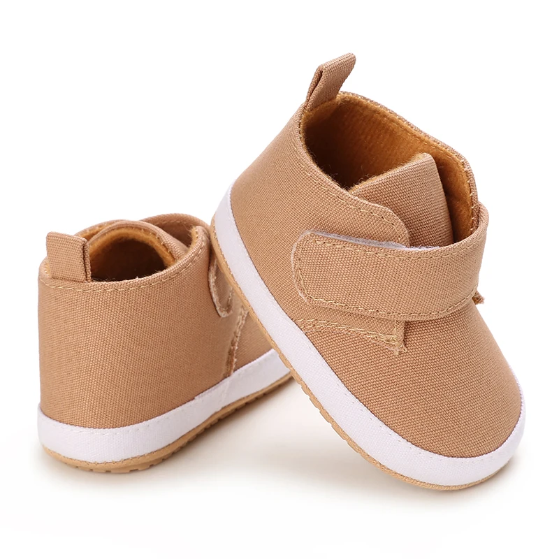 Description Picture 6 of itemNewborn Baby Shoes Boy Infant Toddler Casual Comfor Cotton Sole Anti-slip PU Leather First Walkers Crawl Crib Moccasins Shoes