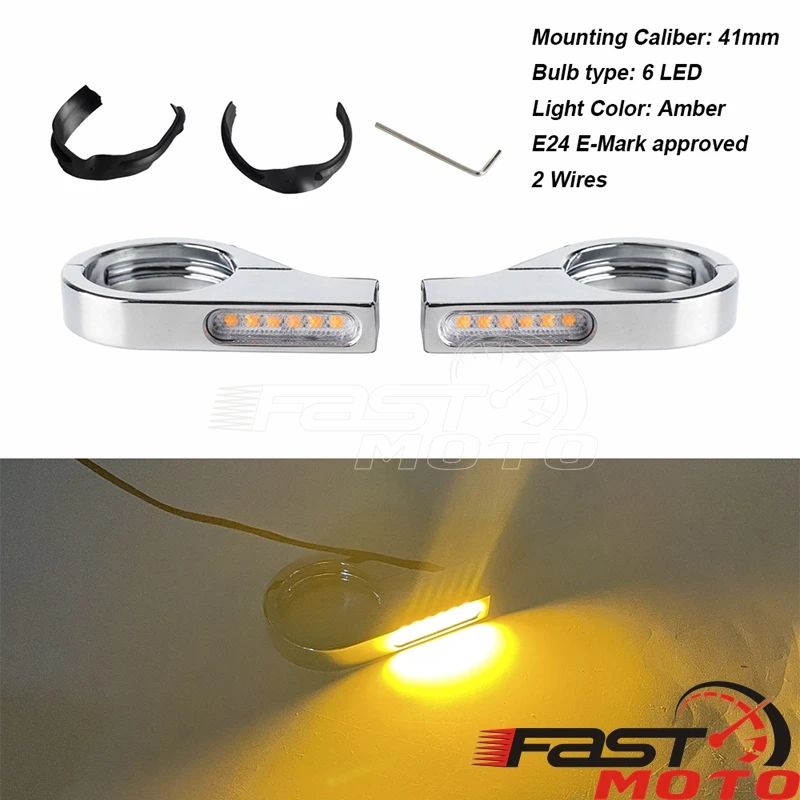 Chrom Metall Gitter Motorrad Blinker Bremslicht LED Blinker für Harley  Honda Suzuki Chopper Bobber Cafe Racer Yamaha