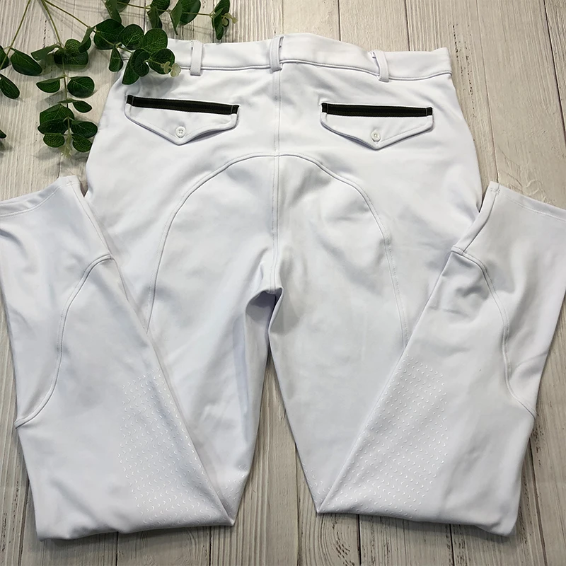 MXLLINA Men Horse Riding Pants Equestrian Leggings Clothing Printing Silicone Horse Riding Tights Breeches Man Popular Design 6