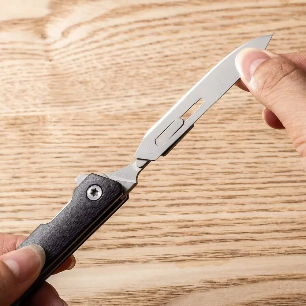 고경도 60 스테인리스 스틸 아트 나이프, 종이 절단용 칼, 열쇠고리, 펜던트, 개봉 및 포장 풀기, 익스프레스 나이프