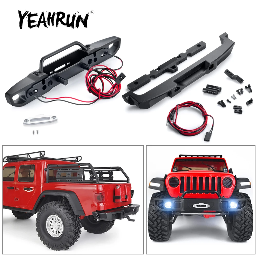 Rc Crawler Bumpers Jeep Wrangler Rear Bumper Rc Jeep Wrangler Metal Front/rear Aliexpress