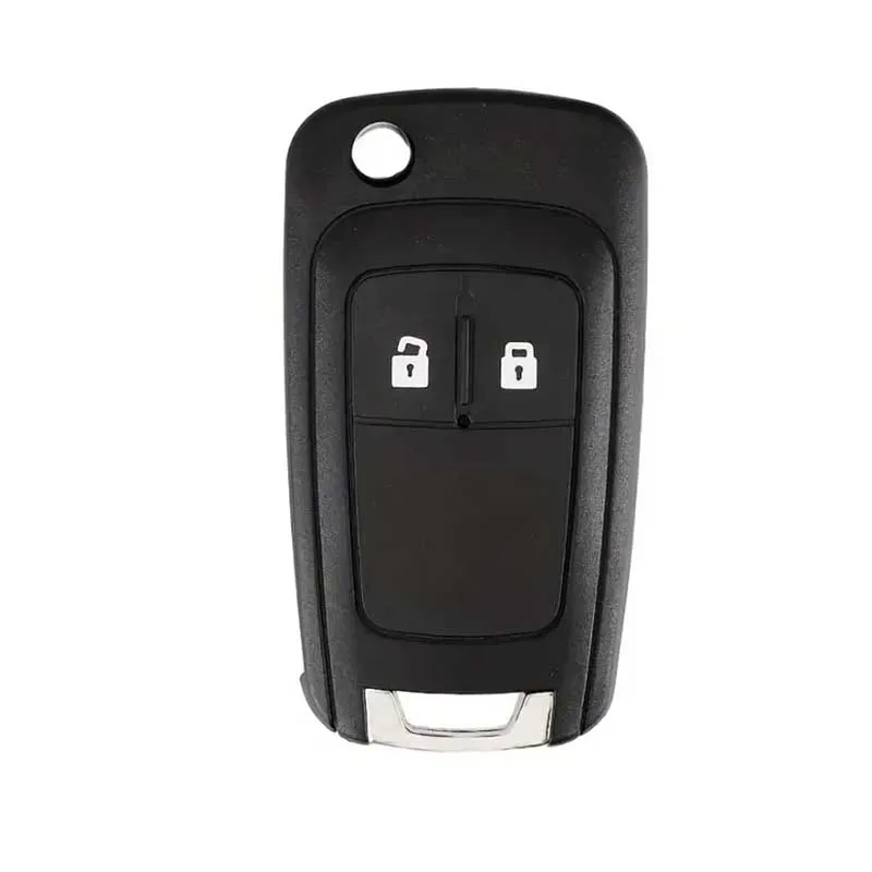 Car Key Shell for Chevrolet Buick Vehicle Folding Flip Remote Control Replacement