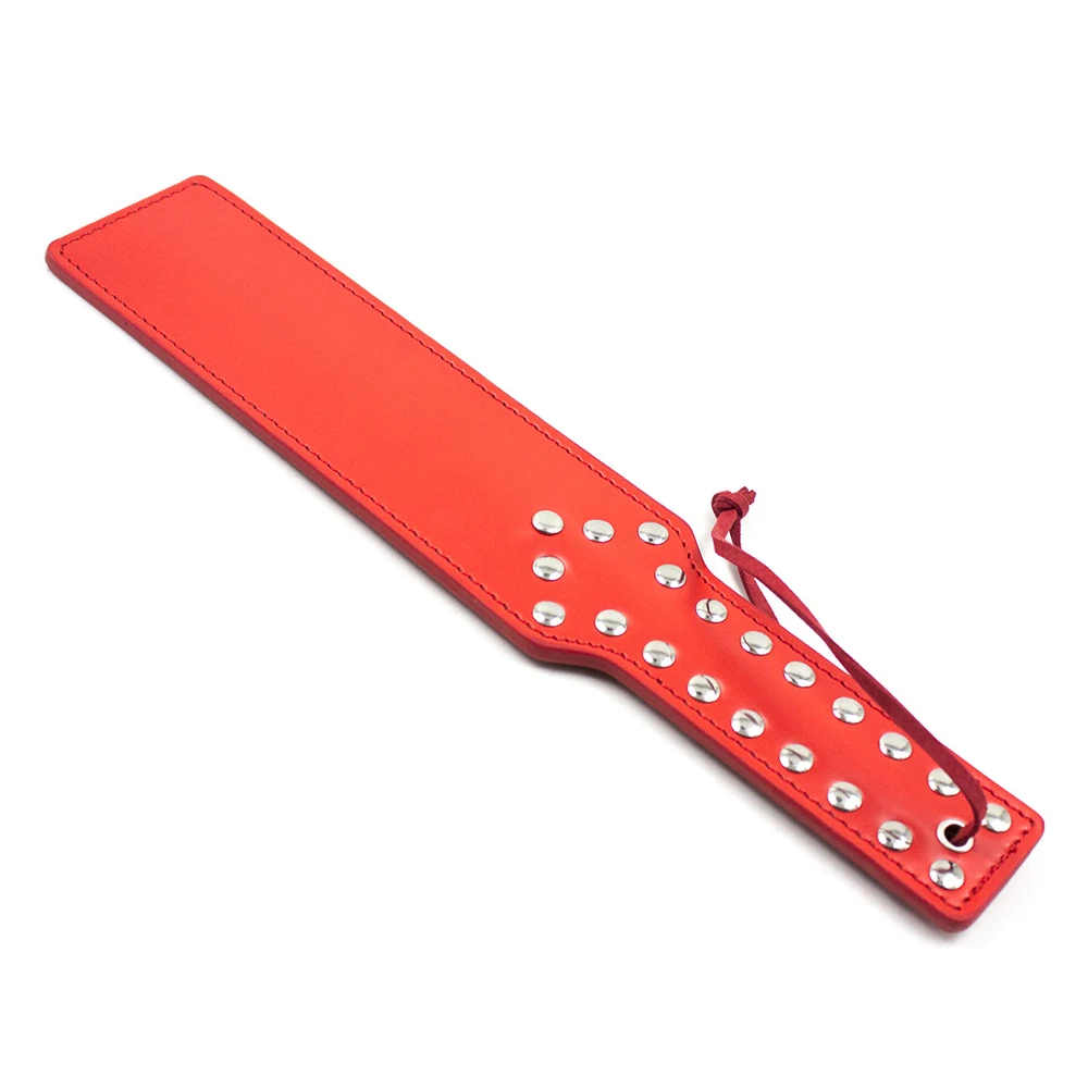 

2023 New Punk Rivet Spank Paddle Horse whips Beat Horse Training Crop Equestrian Riding Equestrian bat Submissive for Cosplay
