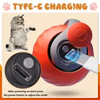NewSpeedy Tail 2.0 Cat Toy, Speedy Tail Cat Toy, Interactive Cat Ball Toy, Smart Cat Toys Ball, Two Speed Adjustment, with Tail  6