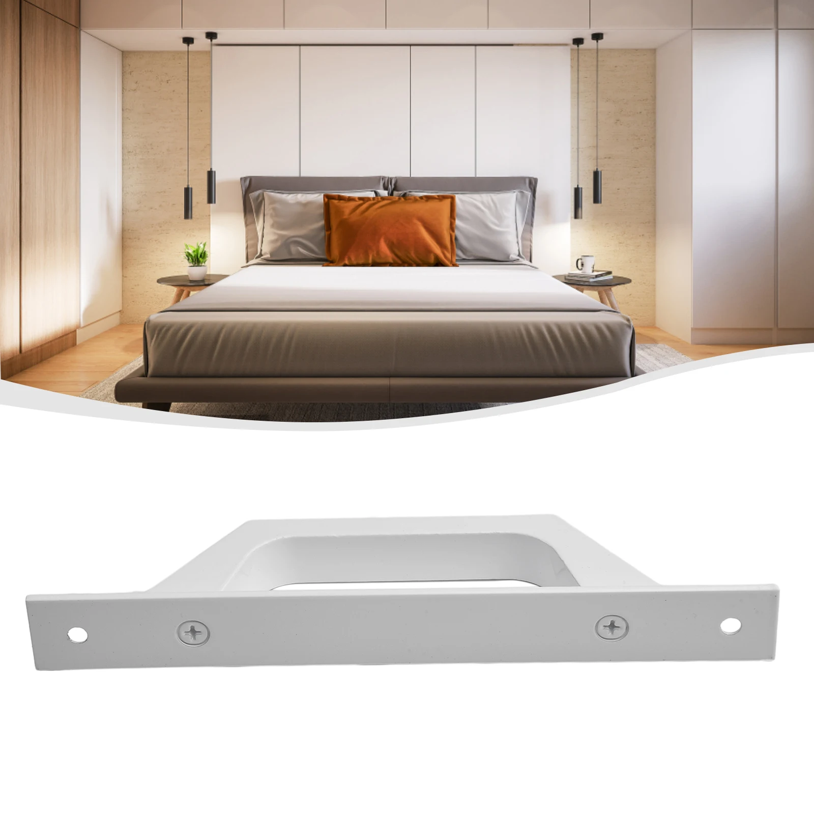 Description Picture 2 of itemBarn Door Pull Handle Heavy Duty Black Iron Hot Bed Sliding Gate Shed Garage Furniture Hardware Home Wooden Door Lock