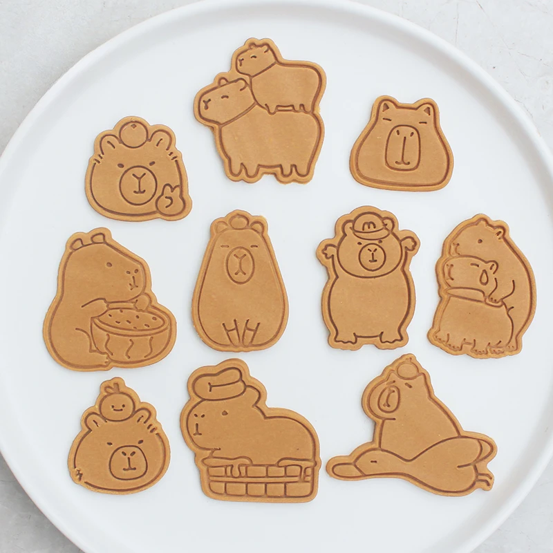 Capybara Shaped Cookie Cutter Cute DIY Animal Fondant Biscuit Mold 3D Cake Decoration Tools Baking Accessories Kitchen Gadget