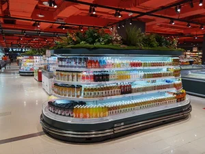 Multi Deck Supermarket Freezer Fridge Refrigerator Island Display Fresh Freezer - Image 3