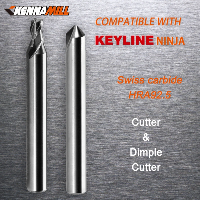 Utensile Per Fabbro Top Fresa In Metallo Duro Svizzero Compatibile Con Keyline Ninja Key Cutting Machine V002 V003 V037 V004 V007