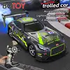 BGTOY 2.4G RC Car 4WD Spray Remote Control Car High Speed Drift Monster With Music LED Light For Kids Boys Toys Christmas Gifts 1