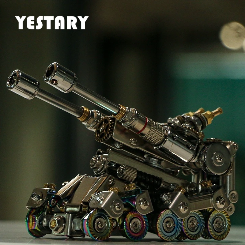 

YESTARY 3D Metal Puzzle DIY Tanks Airplane Assembling Toys For Kids Mechanical 3D Puzzles For Childrens Boys Birthday Gifts
