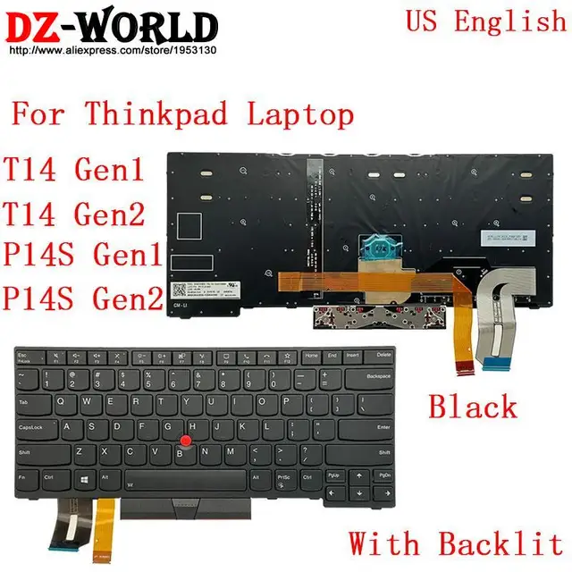 Gintai Keyboard Clavier Backlit Layout Pour Lenovo ThinkPad