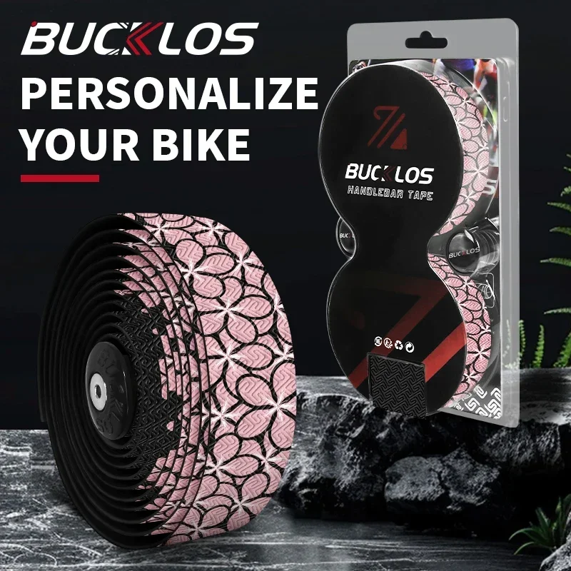 BUCKLOS Bicycle Bar Tape High Strength Road Bike Handlebar Tape Soft Speed Handlebar Non-slip Gravel Racing Bike Strap
