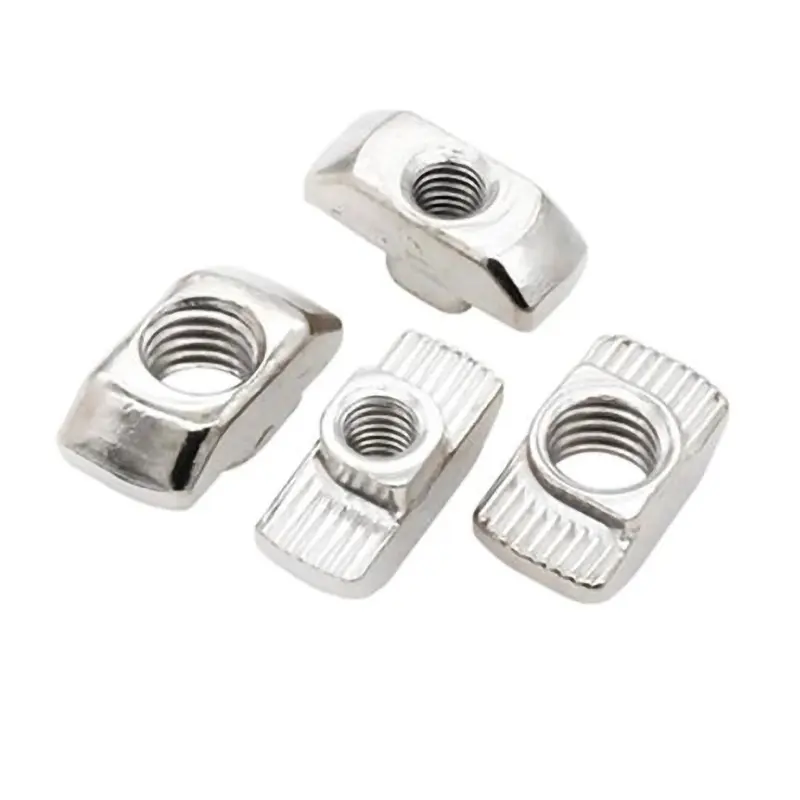 10/20/50/100pcs M3/M4/M5*10*6 for 20 Series Slot T-nut Sliding T Nut Hammer Drop In Nut Fasten Connector 2020 Aluminum Extrusion - Image 5