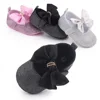 Spring Autumn Beautiful Baby Girl Princess Shoes Soft Soled Butterfly Bowknot Fashion Design Solid Newborn Prewalker Shoes D2677 3