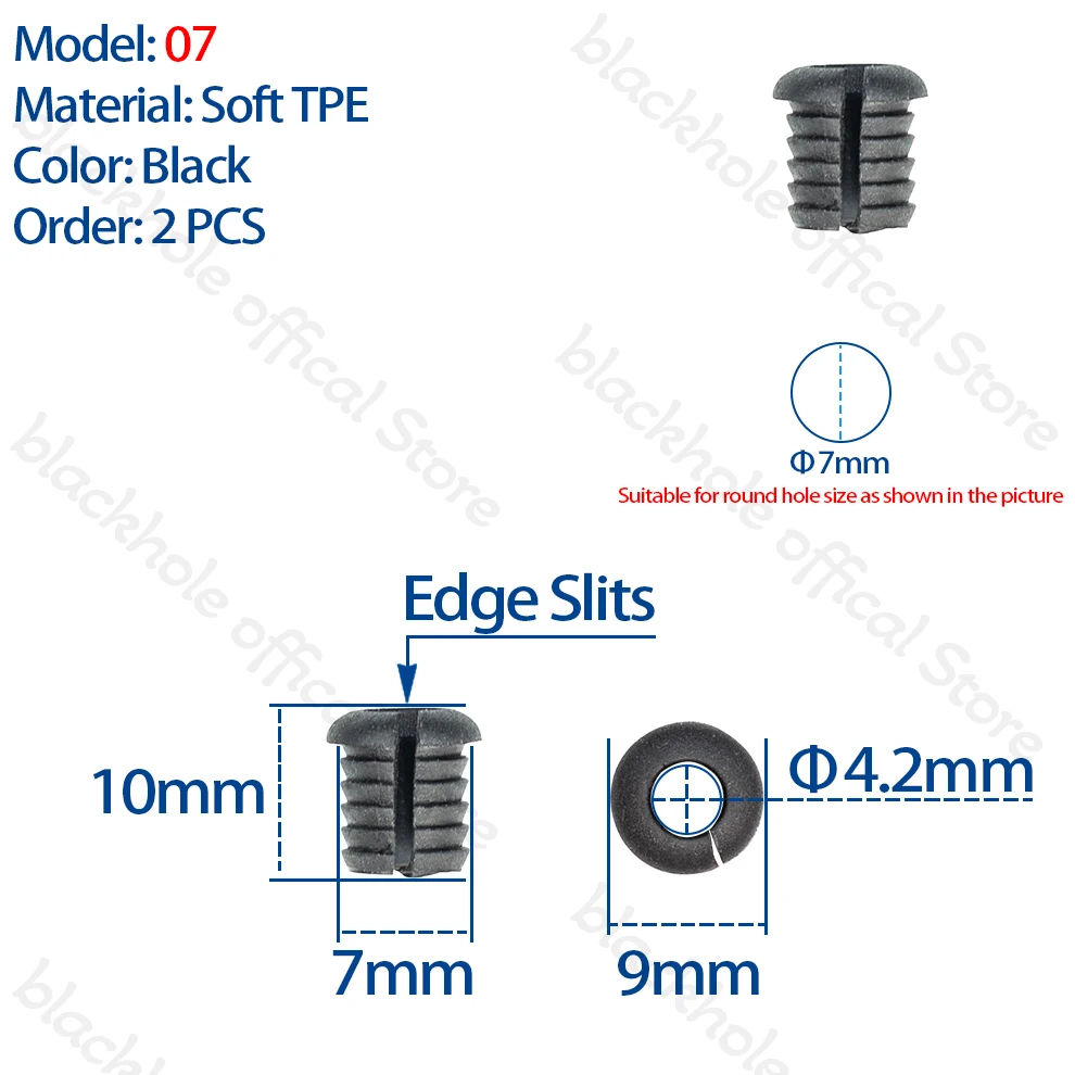 Universal Bike Cable Line Hole Plugs for Frame and Fork