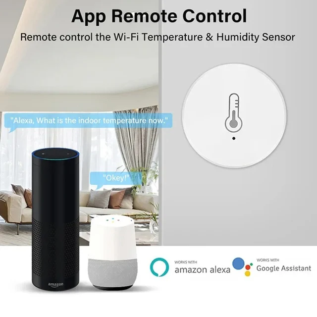 Tuya Smart Zigbee Temperature And Humidity Sensor Indoor Thermometer Monitor Work With Alexa Google Home home automation - Image 5