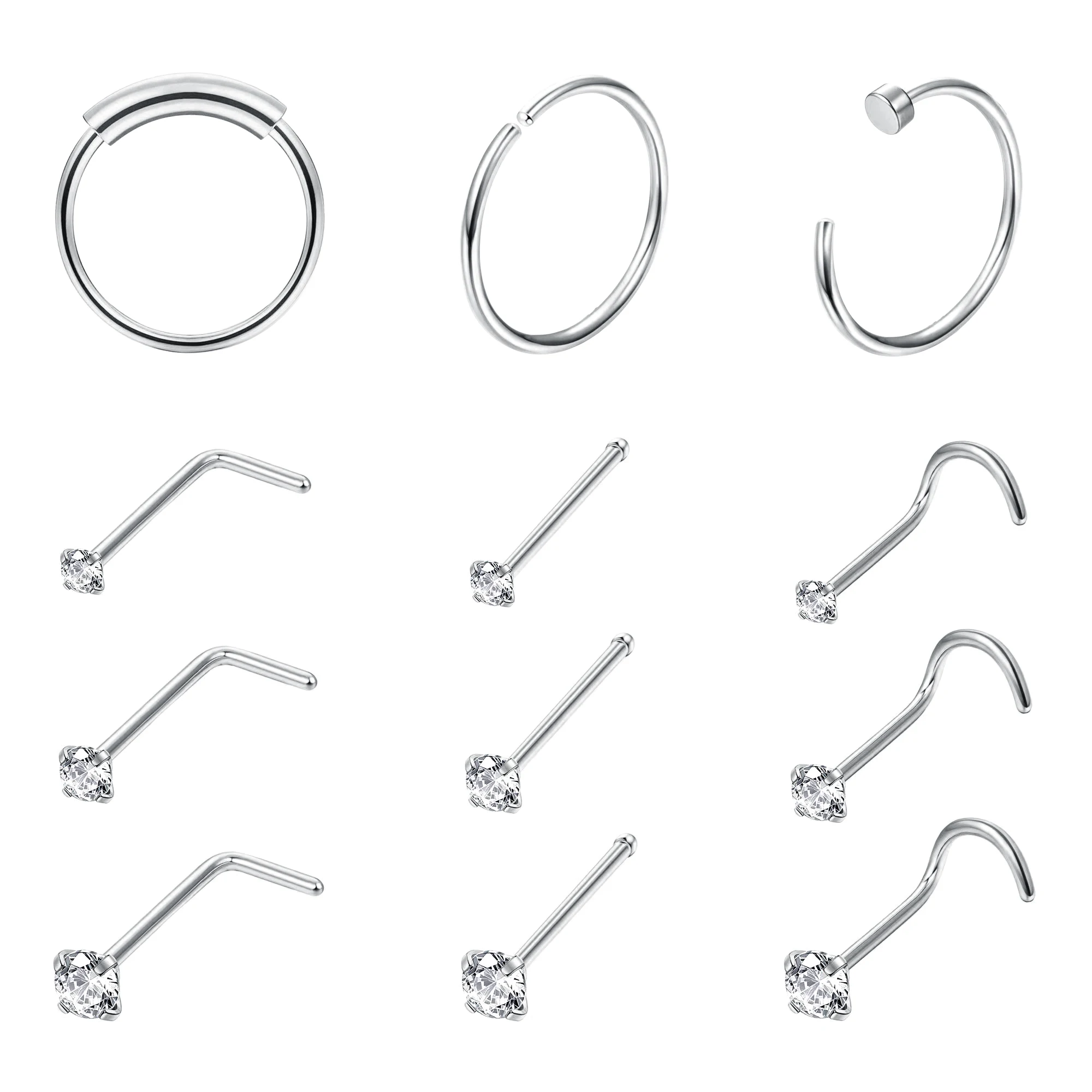 6MM Lip Ear Septum Ring Gold Surgical Steel Nose Rings Hoop For Women –  Trendysavers