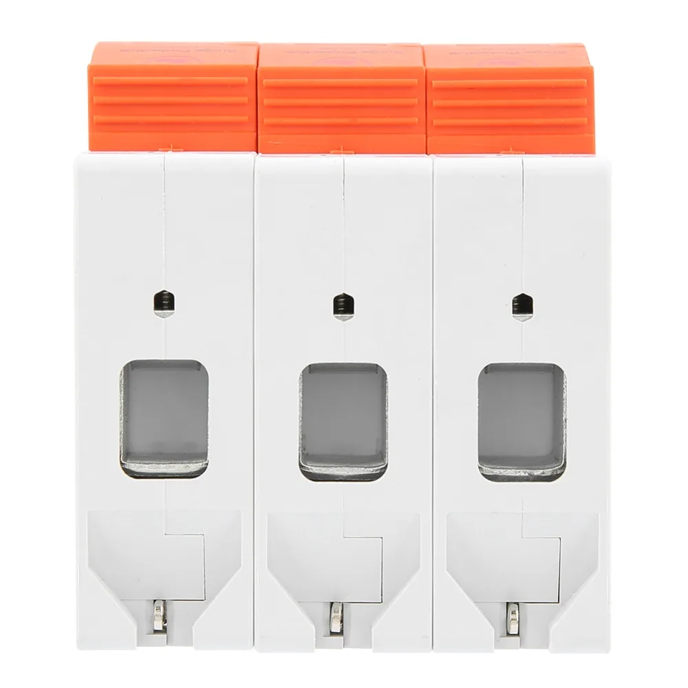 과전압 보호 3P 가정용 보호기 보호 장치 20kA-40kA 420V AC DIN 레일 보호기 가정용 보호기