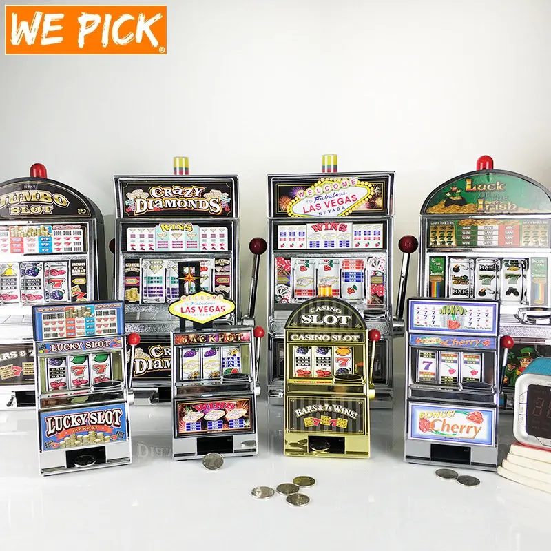 WePickNO31FunnySlotMachineMoneySafeBoxPlayGameCoinPiggy
