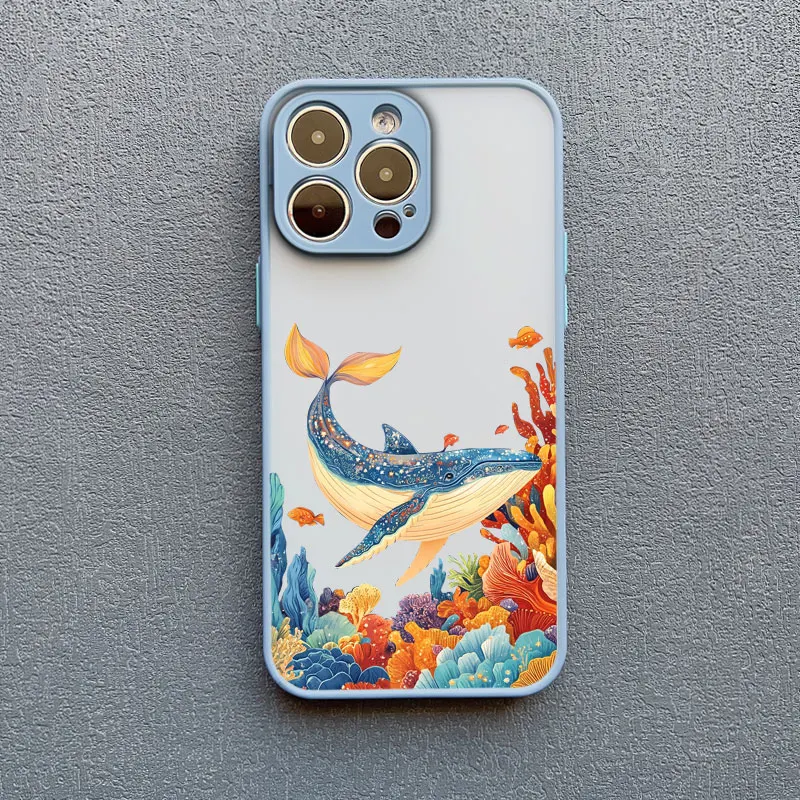 Shark Painted Sea Whale Marine Organism Phone Case