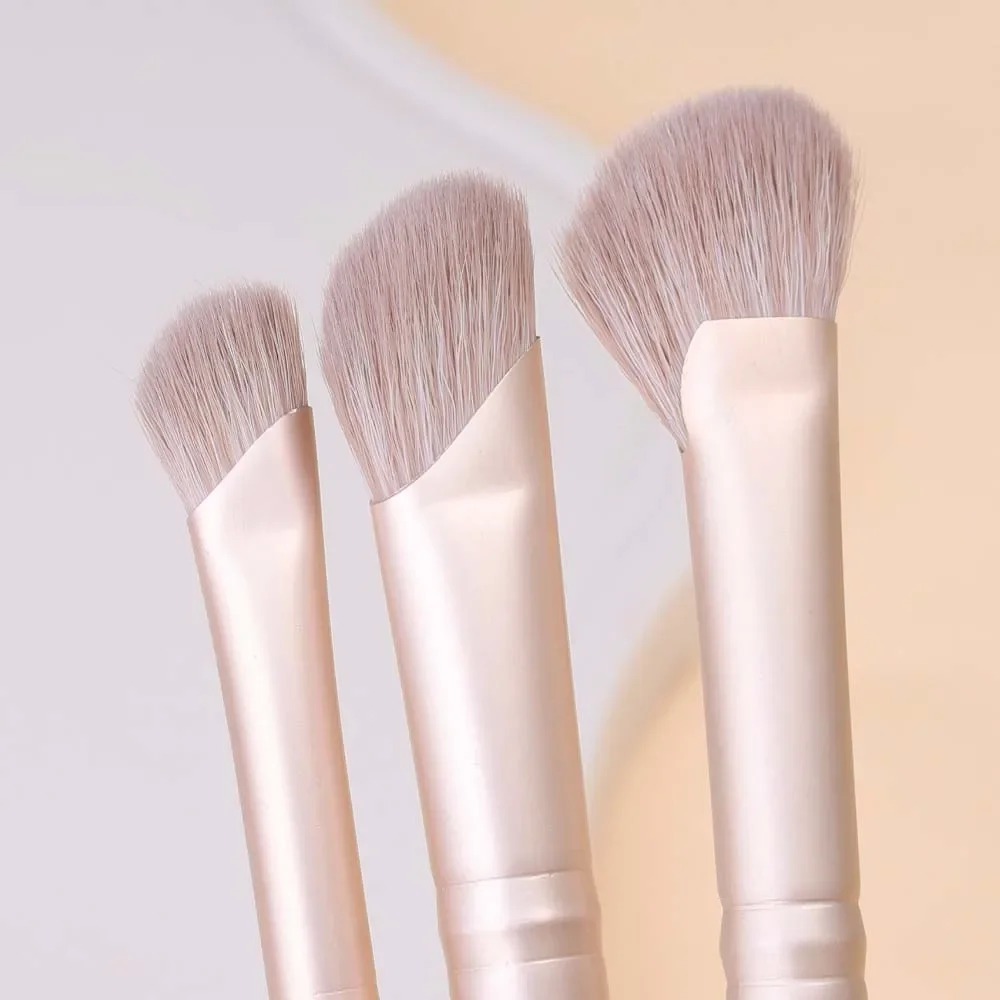 3pcs Professional Nose Shadow Brush Eye Angled Contour Sickle-shaped Makeup Brushes Beauty Cosmetic Blending Concealer Tool 3