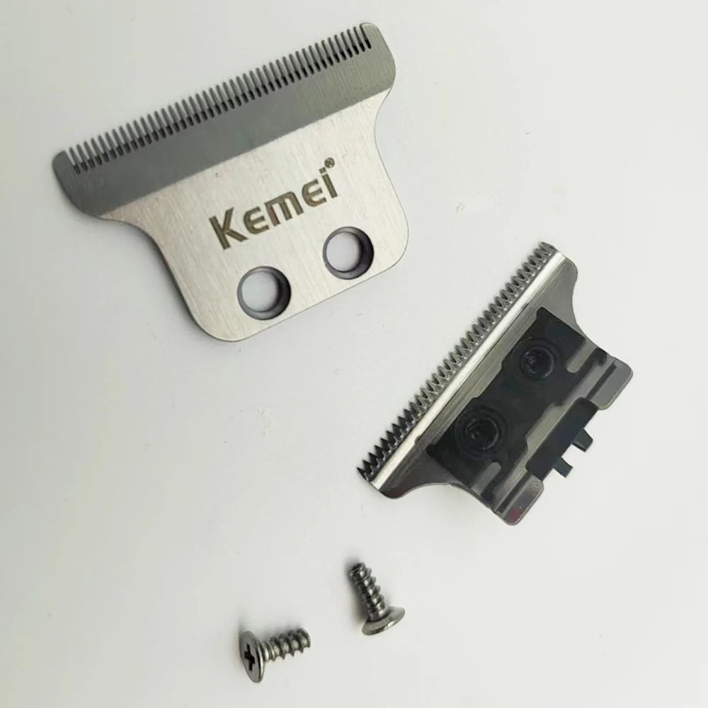 Kemei-substituição Lâmina Cabelo Clipper Barber Cutter Head Electric Hair Trimmer Máquina de Corte Km658