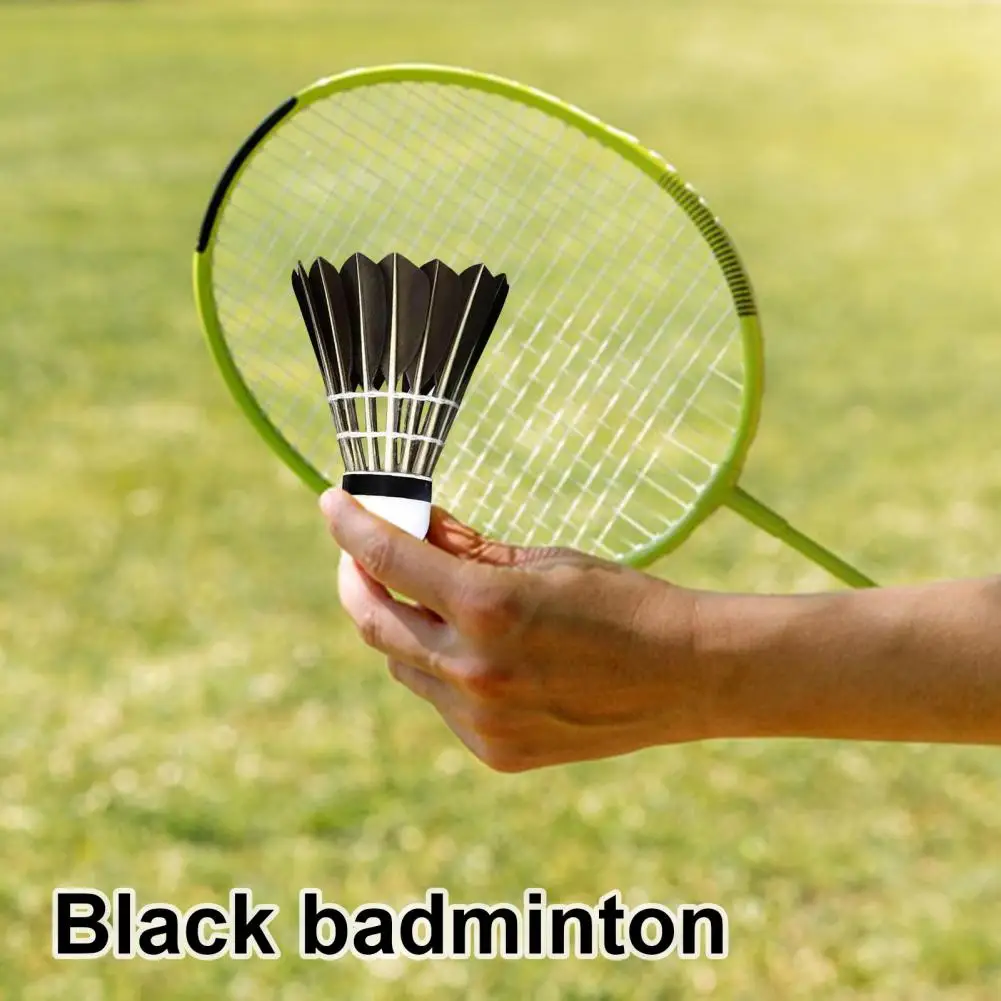 3/6/12Pcs High-quality Badminton Shuttlecock Premium Grey Duck Feather Birdie Sport Training Neatly Arranged Feather Shuttlecock