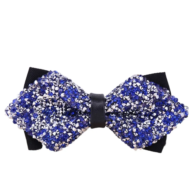 

Multicolor Crystal Bow Tie Men's Diamond Stars Wedding Groom Bow Tie Bow Wedding Ceremony Host Shirt Clothing Collar Ornaments