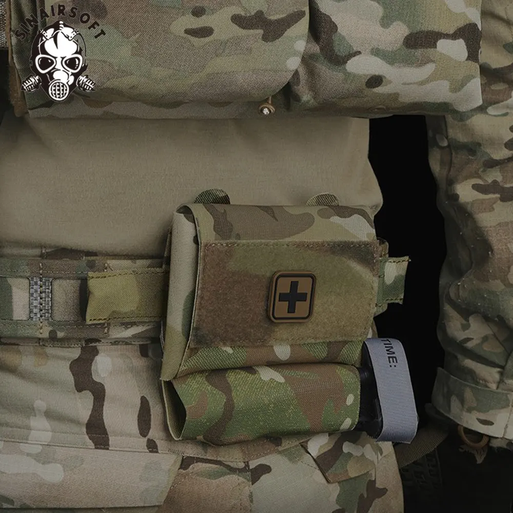 Micro Trauma Kit Tactical Hunting Vest Accessories TKN First Aid Kit Tourniquet Hammock IFAK EDC MOLLE Waist Belt Bag 6