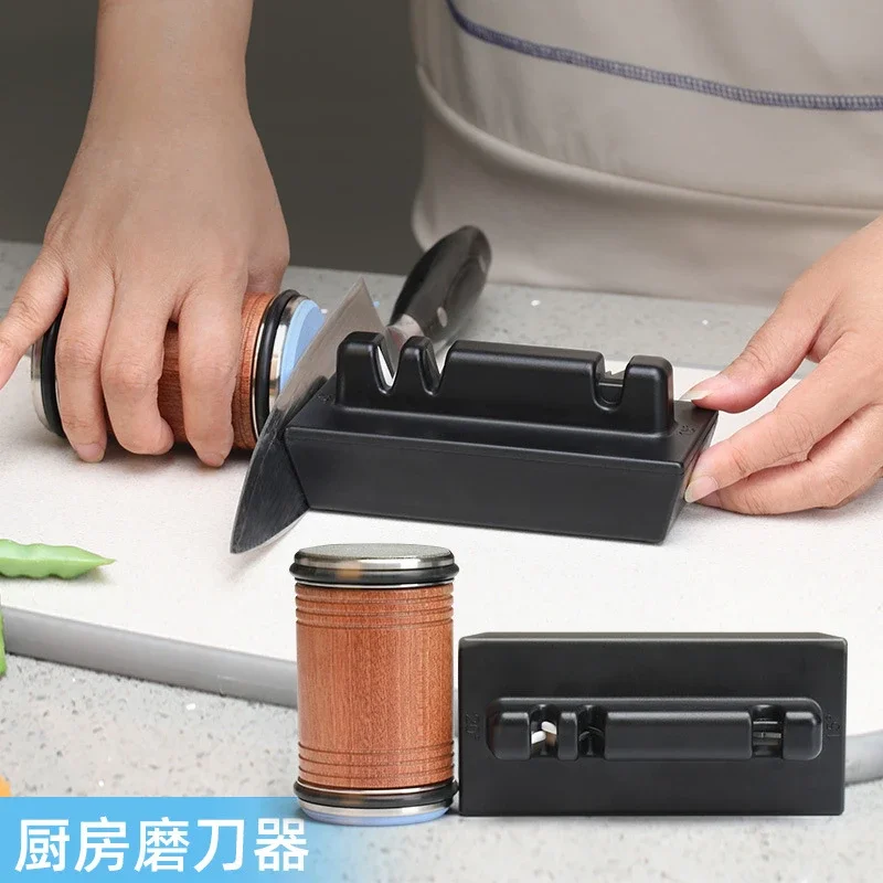 

Rolling Knife Sharpener with Diamonds Knife Sharpening Tool Scissors Grind Polish the Blade Magnetic Angle with 15 & 20 Degrees