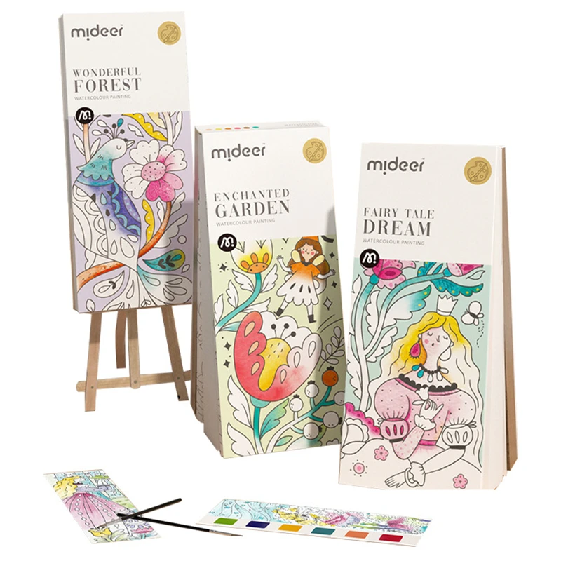 Water Paint Coloring Books Water Color Painting Book Princesses