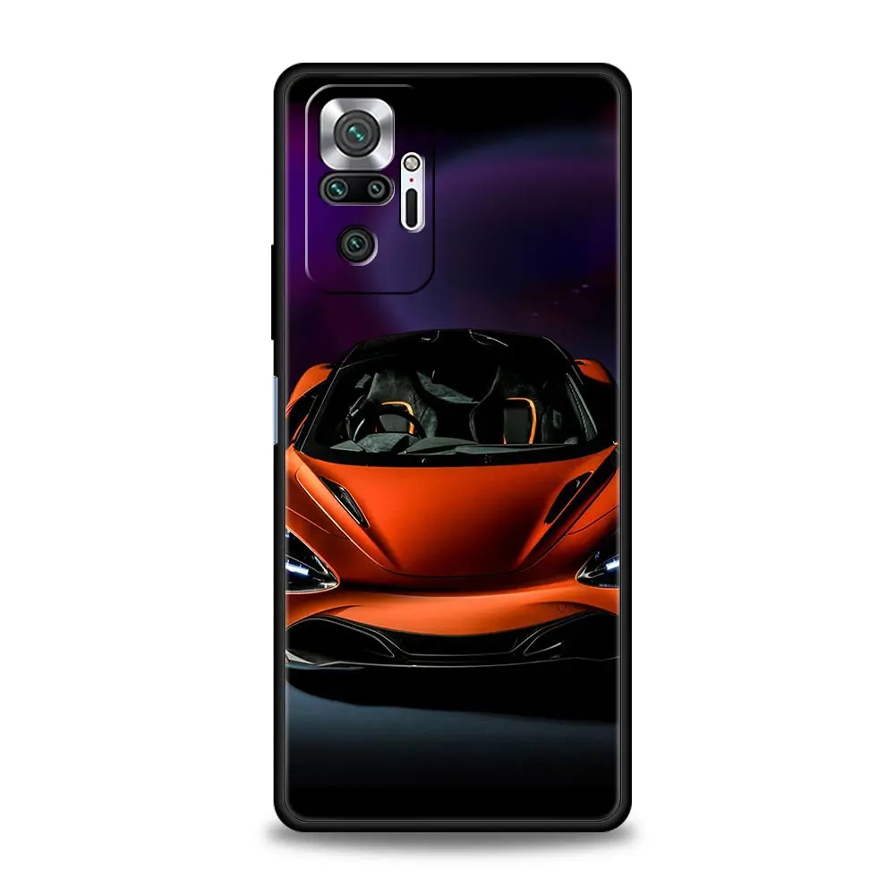 Sleek Sports Car Design Phone Case – Black Cover