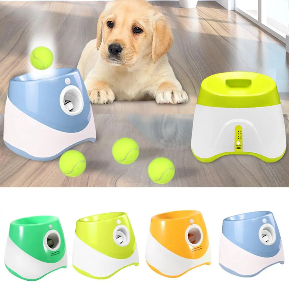 

Automatic Pet Tennis Launcher Automatic Ball Throwing Tennis USB Pinball Chase Machine Mini Dogs Toy Pet Toy Throwing Machi P0L8