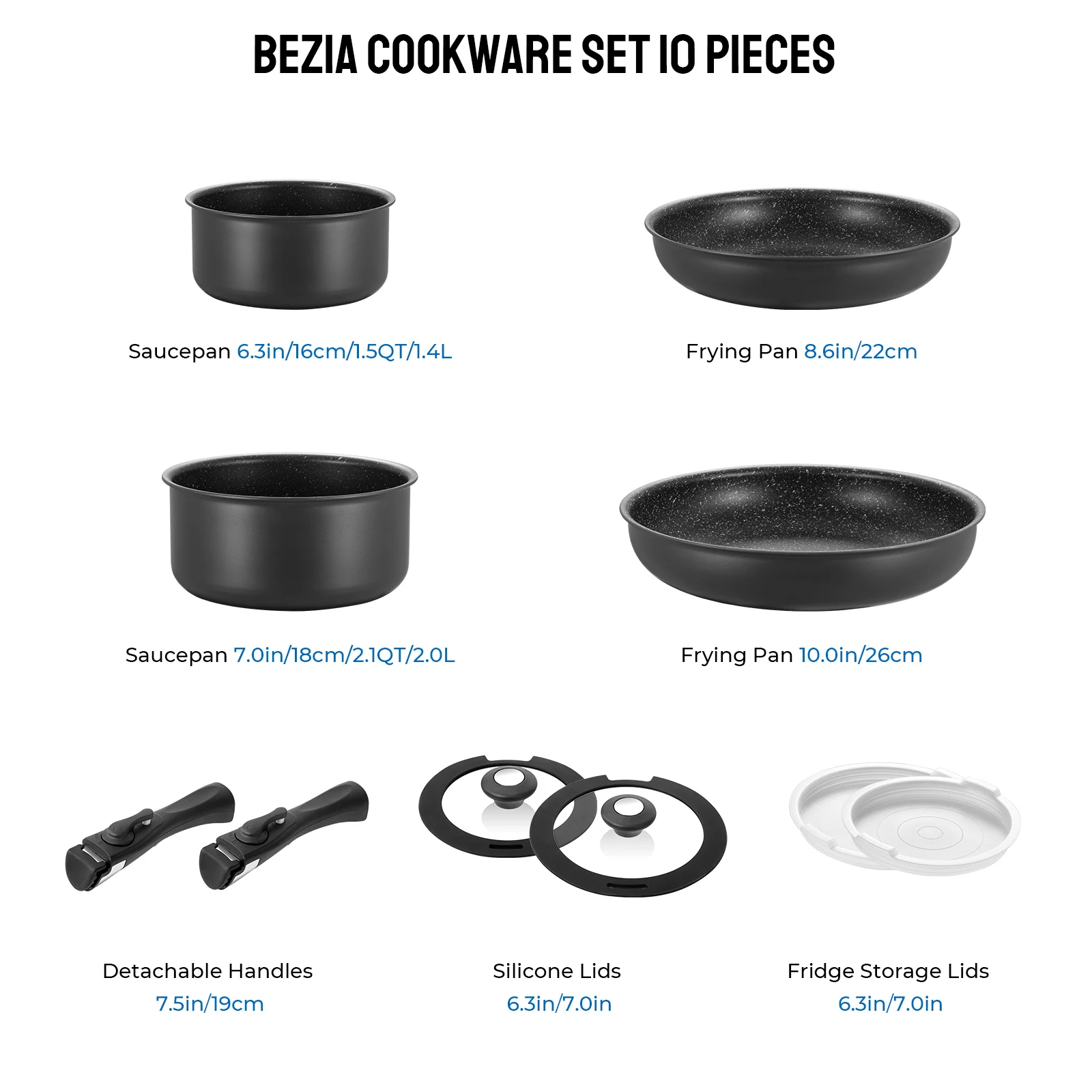 10-Piece Induction Cookware Set 6