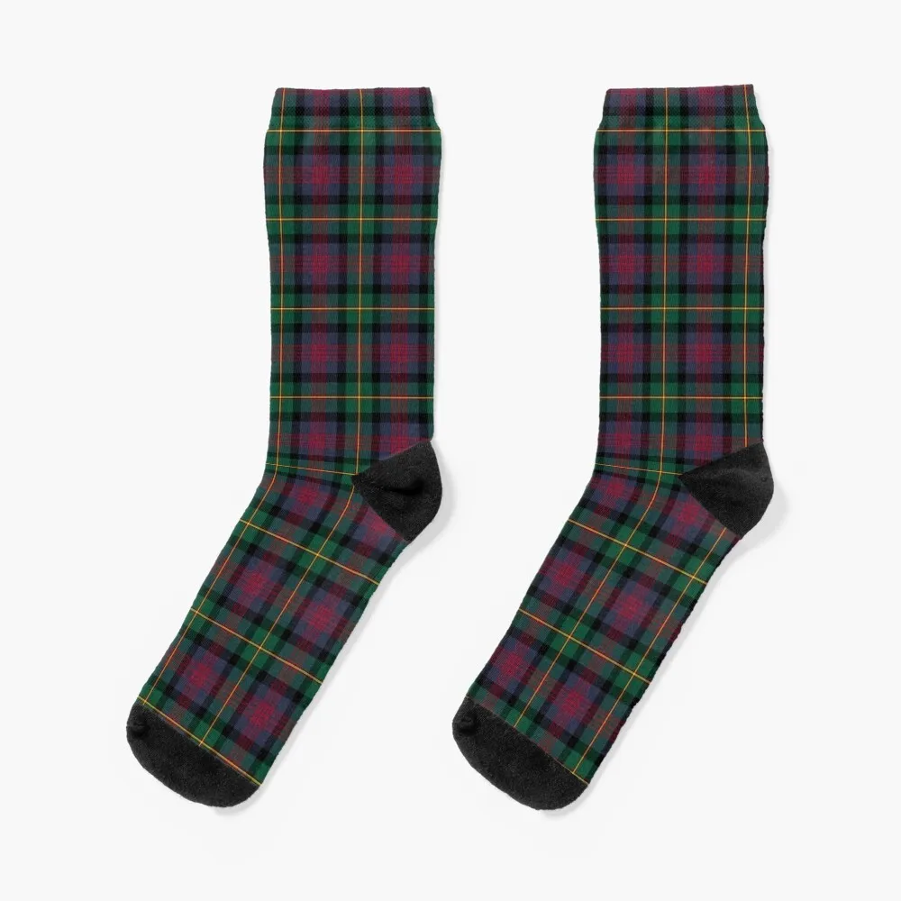

Clan Logan Tartan Socks luxe designer Hiking boots Women Socks Men's