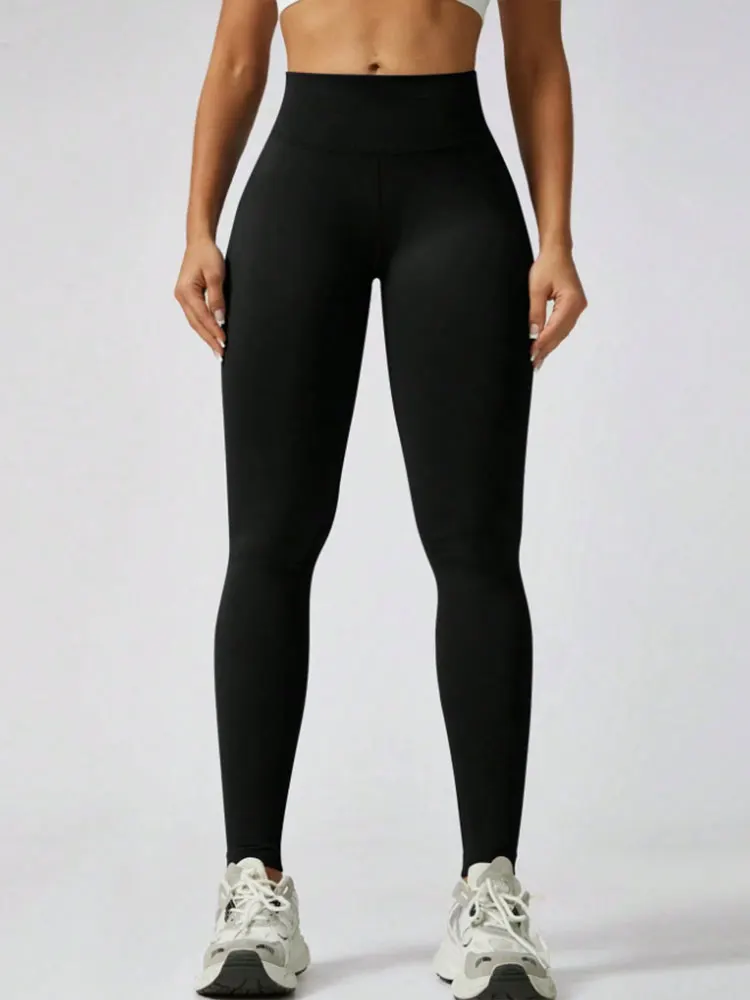 Christmas High Waist Tummy Control Butt Lifting Yoga Leggings Slim Fitness Workout Pants Black Stretchy Athletic Womens Trousers 5
