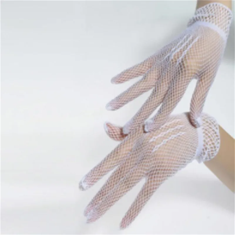 

Женские летние перчатки для вождения с защитой от УФ-лучей, сетчатые перчатки, сетчатые однотонные тонкие летние женские перчатки, женские рукавицы