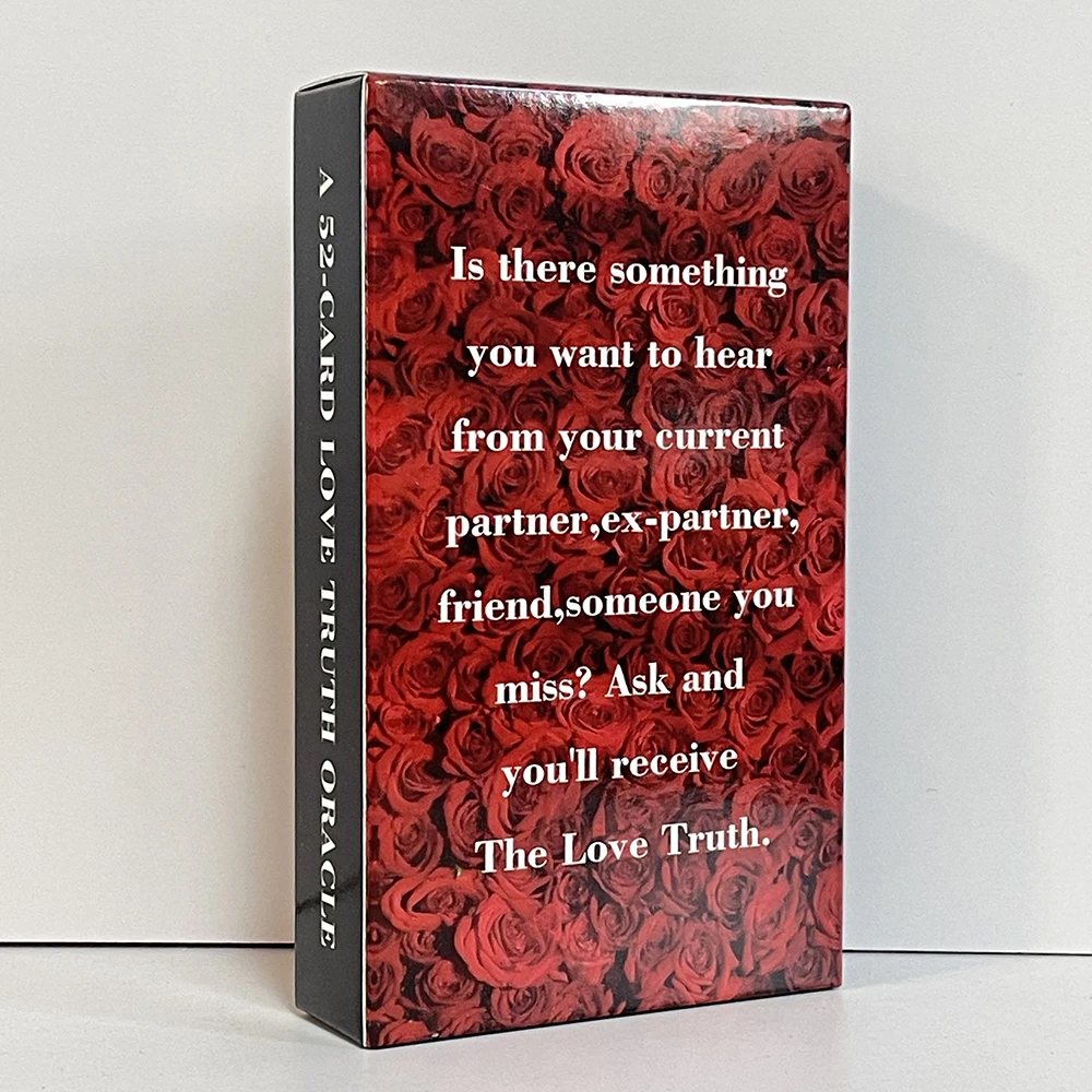 The Love Truth 오라클 카드, 영어 버전, 타로 덱, 점술 타로, 장난감 카드 딜러, 12x7cm