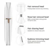 4 in 1 Full Body Facial Remover - Painless Portable Epilator for Men&Women - Rechargeable Electric Trimmer for Nose, Eyebrows 3
