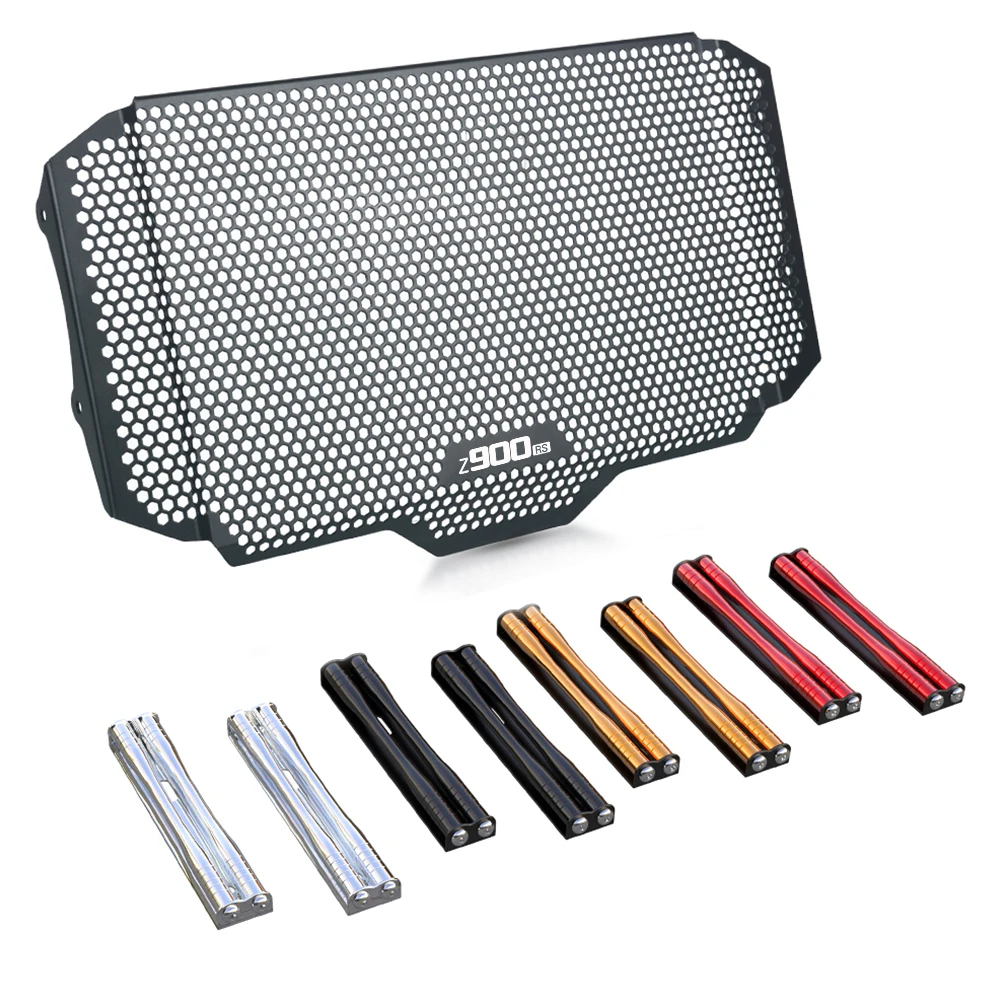 

Motorcycle For Kawasaki Z900RS Z900 RS Cafe Performance 2018 2019 2020 Z 900RS Radiator Grille Guard Cover Radiator Side Rod Set