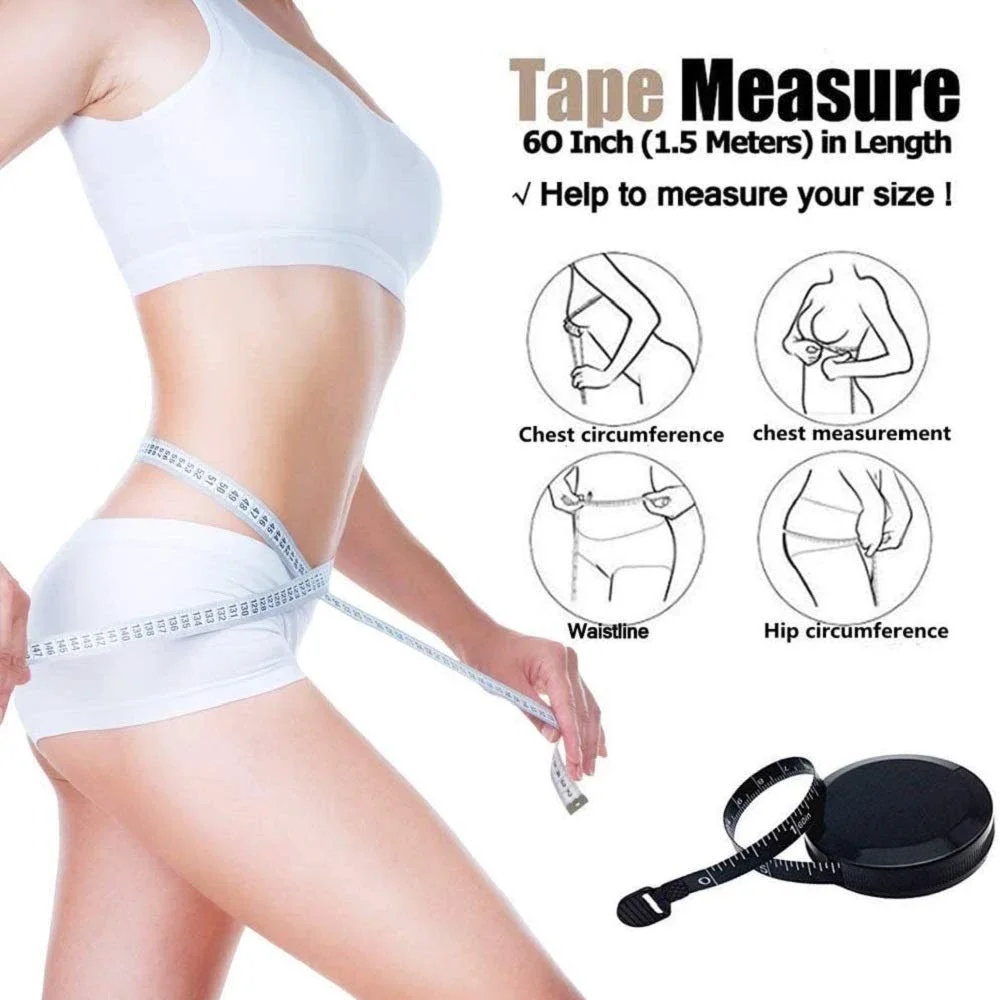 Tape Measure Tailor Ruler Keychain Portable Sewing Tool 150cm