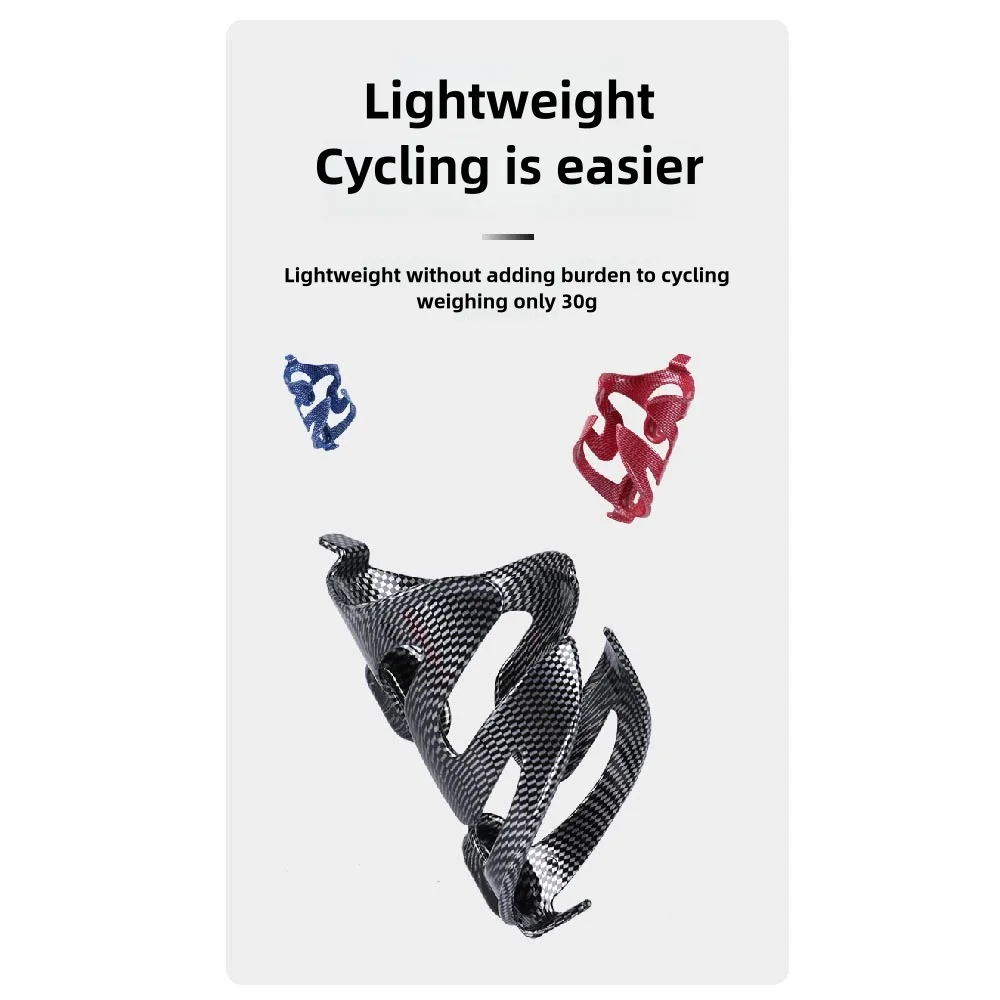 MTB Bike Water Bottle Holder Carbon Fiber Universal Bicycle Bottle Cages Ultralight Cycling Bicycle Cup Holder for MTB Mountain